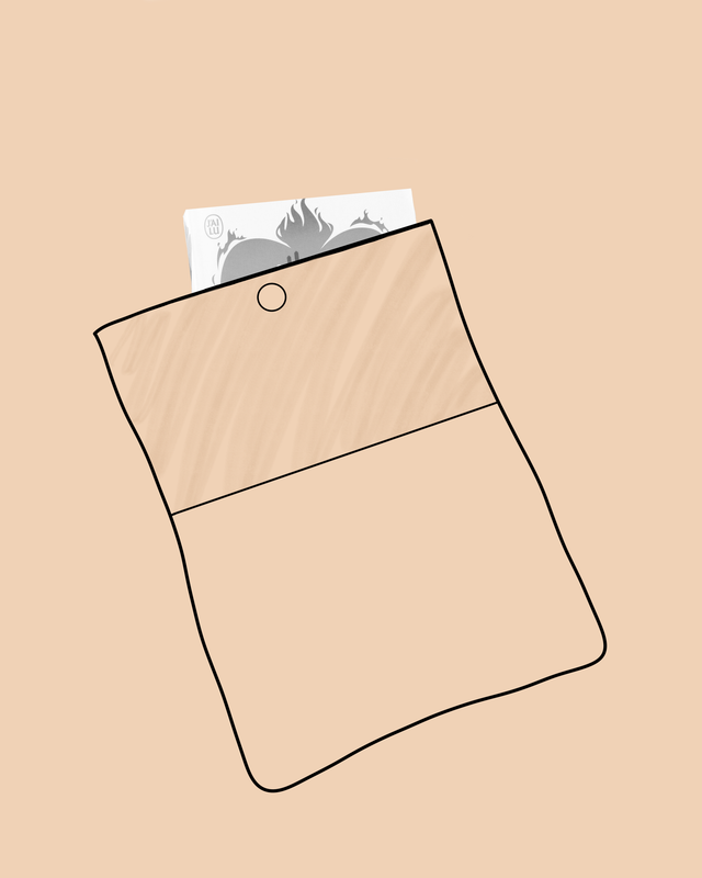 Pochette à livre à créer à votre image - Petit format avec poche