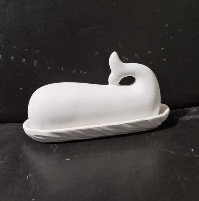 Whale Butter Dish (Narrow)