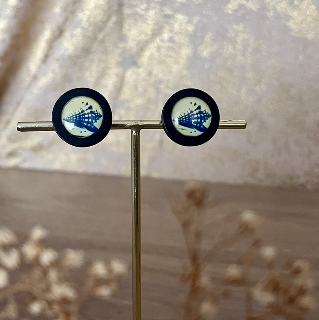 Boucles d’oreilles Navire C.A