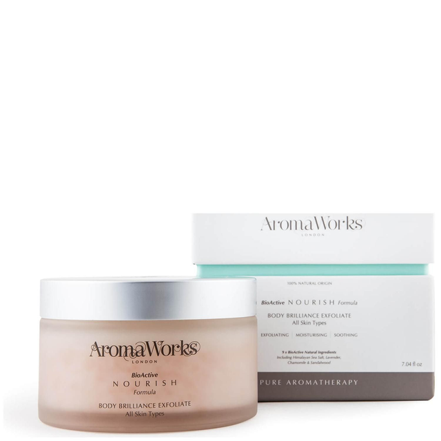 AromaWorks Body Brilliance Exfoliate 200ml - unboxed