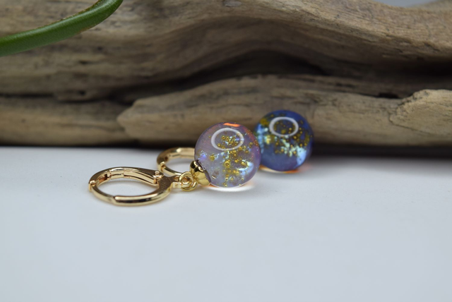 CRÉOLES VOIE LACTÉE ROSE MONTURE OR (CPA9)