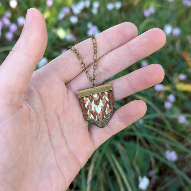 Pendentif &quot;Feuilles d&#039;érable&quot;