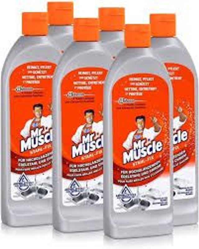 Stahl Fix Mr Muscle lucida acciaio e cromature