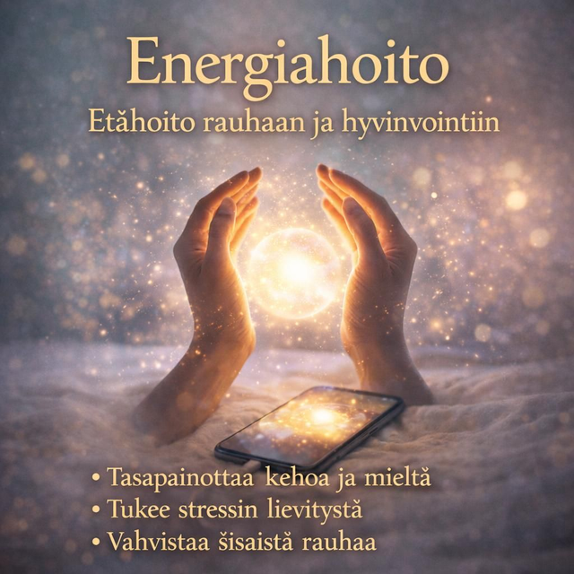 Energiahoito – etähoito, joka tasapainottaa ja virkistää energiaa 