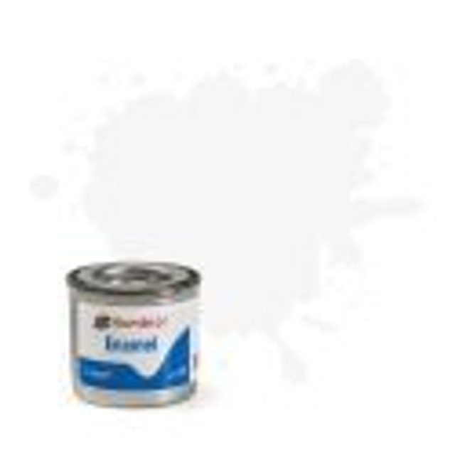 AA0374 No 34 White Matt Enamel Paint (14ml)