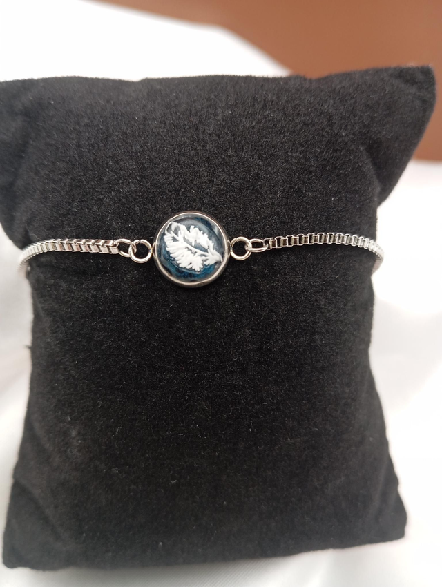 Bracelet réglable Plume 