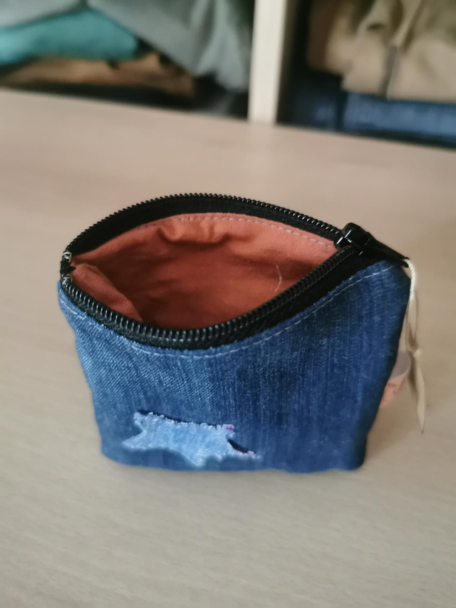 Petite trousse en tissu recyclé