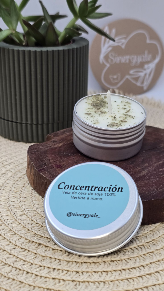 Vela de té - Concentración