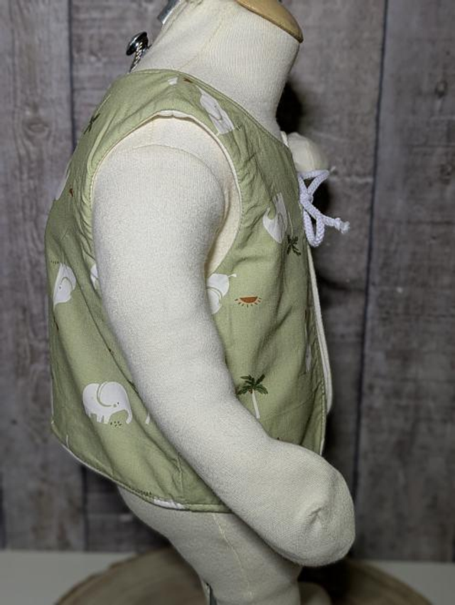 Gilet de berger 6 mois réversible