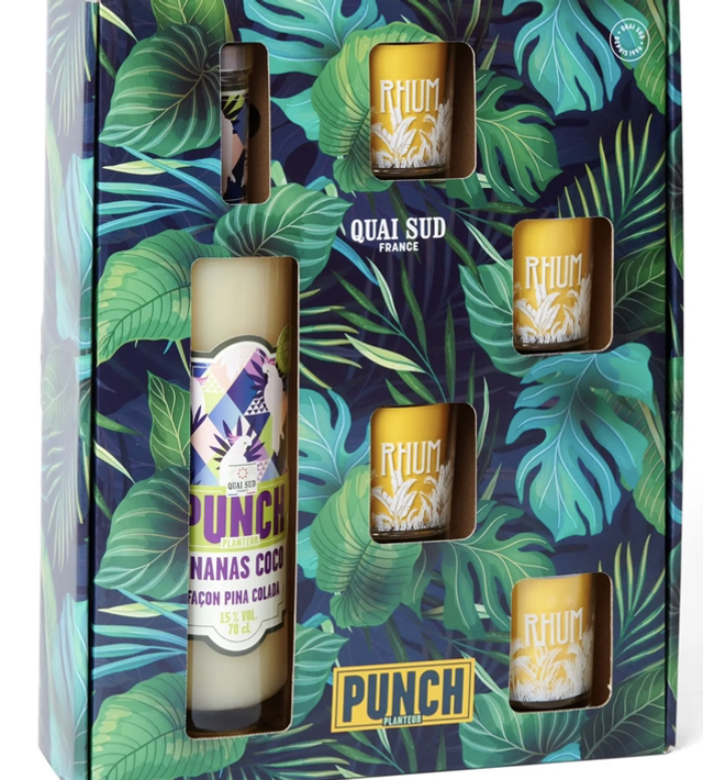 Coffret Planteur “Piña Colada” Ananas Coco