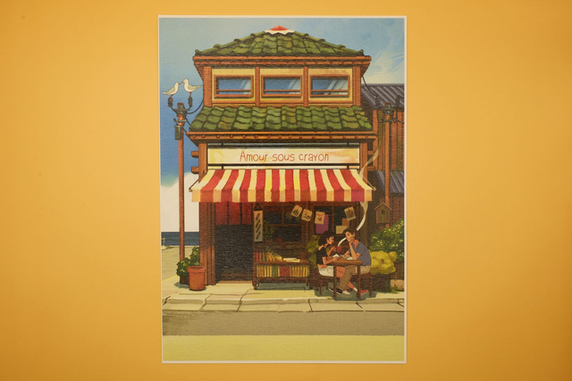 Print A5 - Amour sous crayon