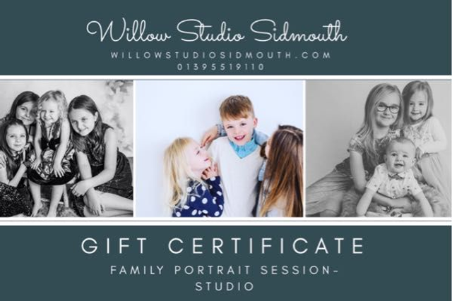 Family Portrait Session includes : Family portrait session, two 5x7 prints and preview  session with online gallery.