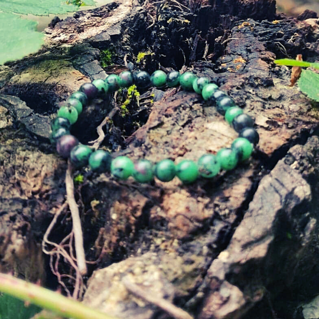  Rubis Zoïsite Bracelet 6mm