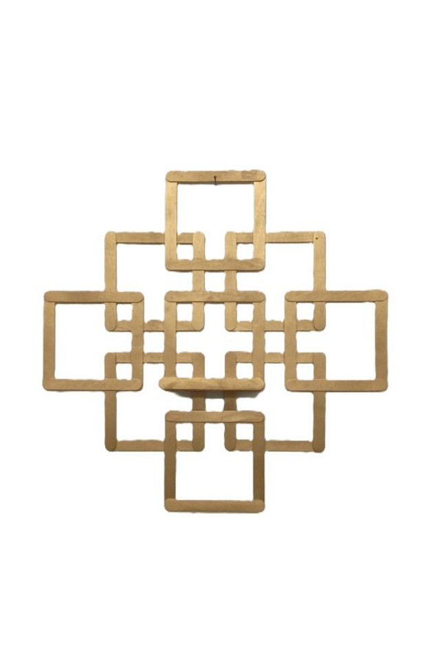 Wanddeko gold