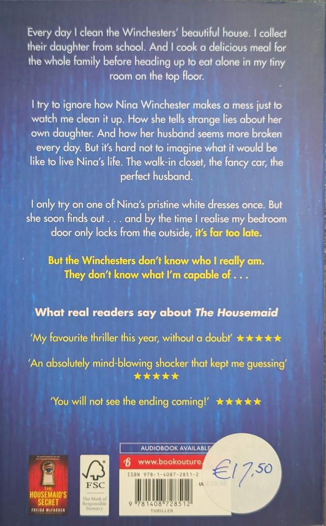 The Housemaid - Freida McFadden