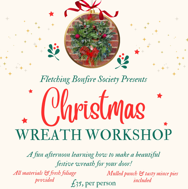 Christmas wreath workshop