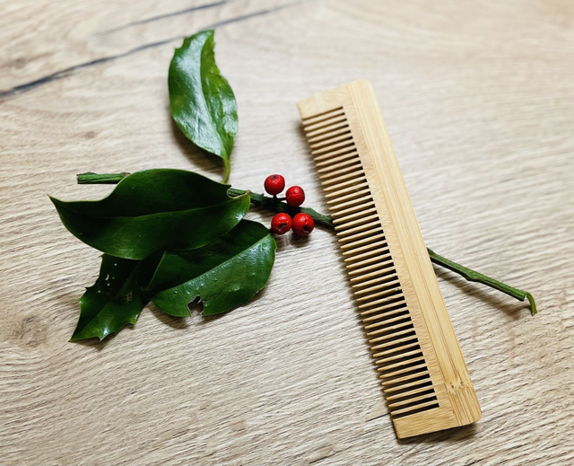 Bamboo Hair Comb (1)