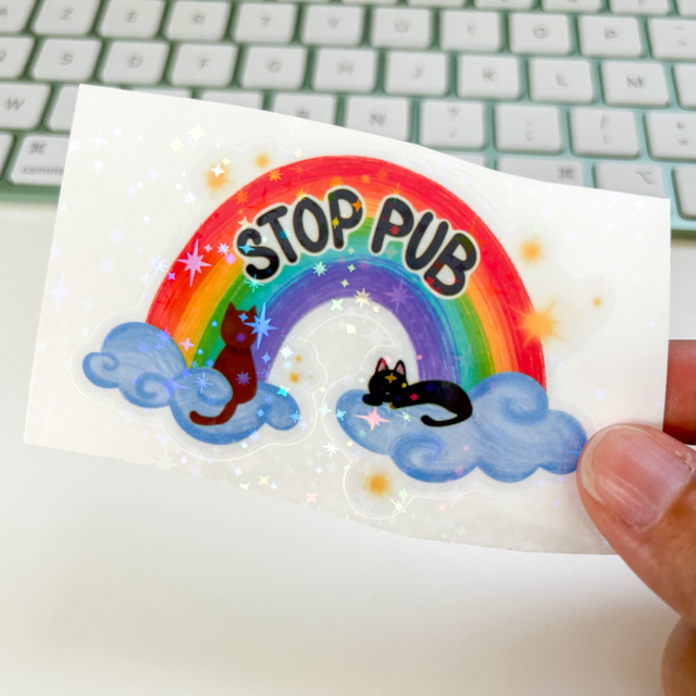 Chat Arc-En-Ciel Stop Pub