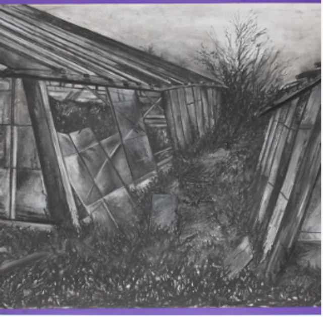 Forgotten - print of drawing by Holly Hobbs