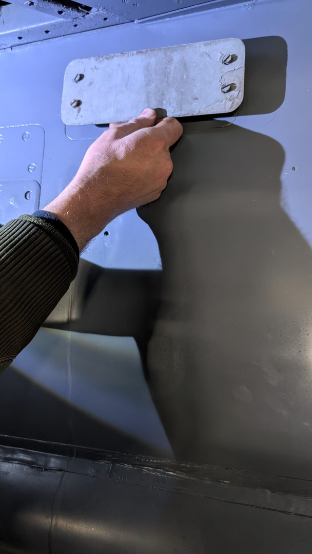 Genuine Lightning aircraft panel