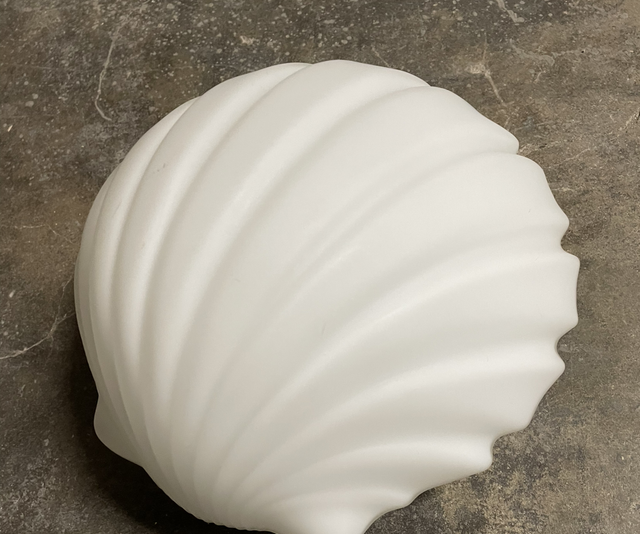 Limburg Glashütte schelp lamp 