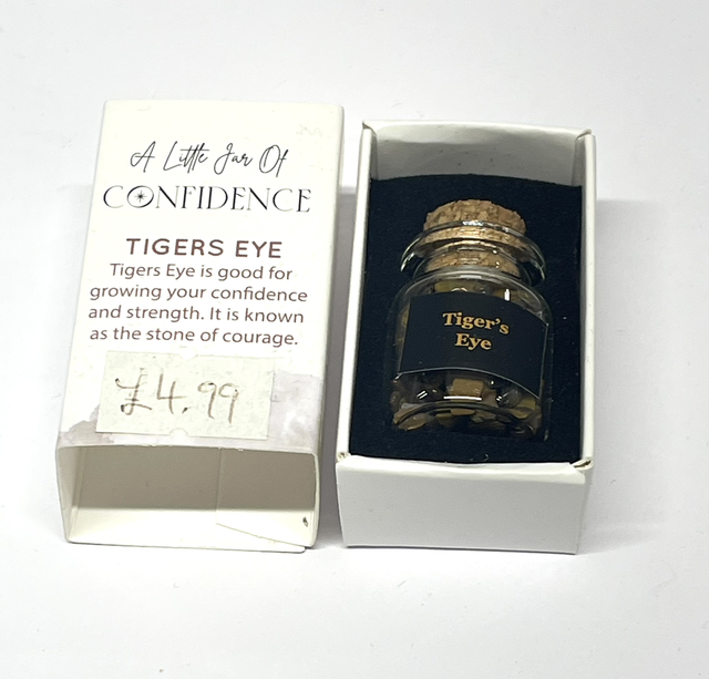 Little Jar Of Confidence - Tigers Eye