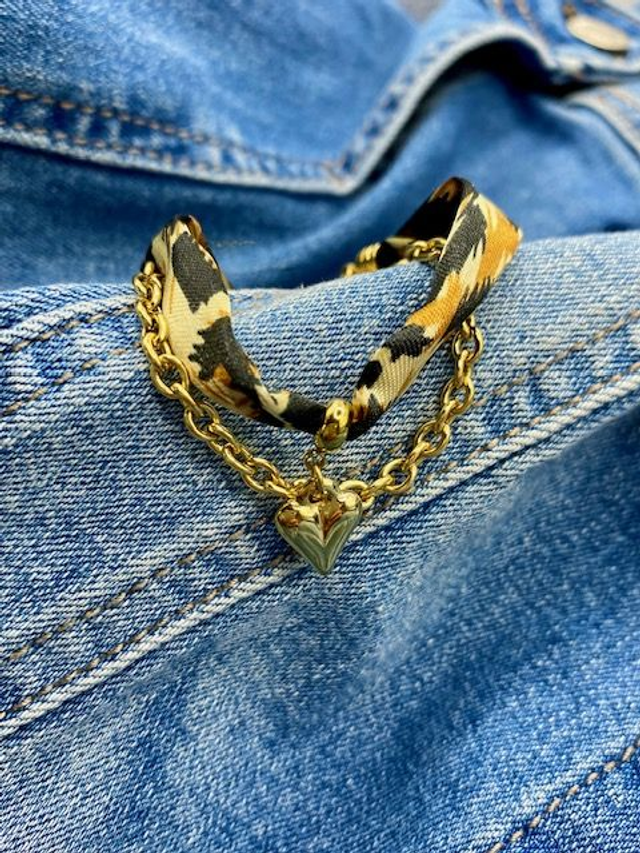 Bracelet Coeur Léopard 