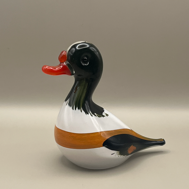 Langham Glass Shield Duck – Signed by Paul Miller