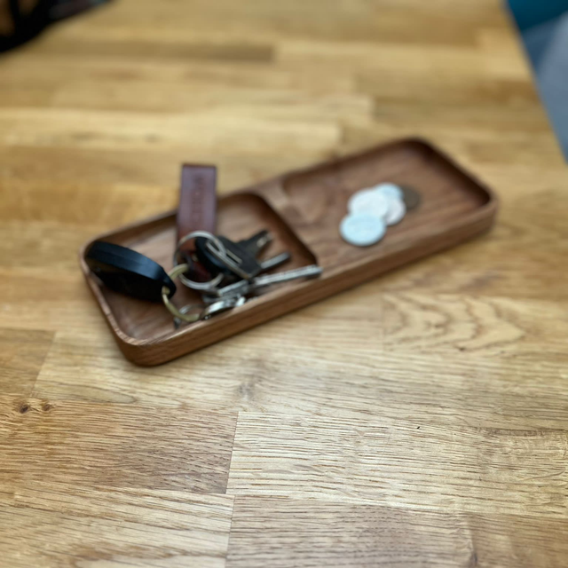 SOLD SOLD SOLD Oak catch all tray