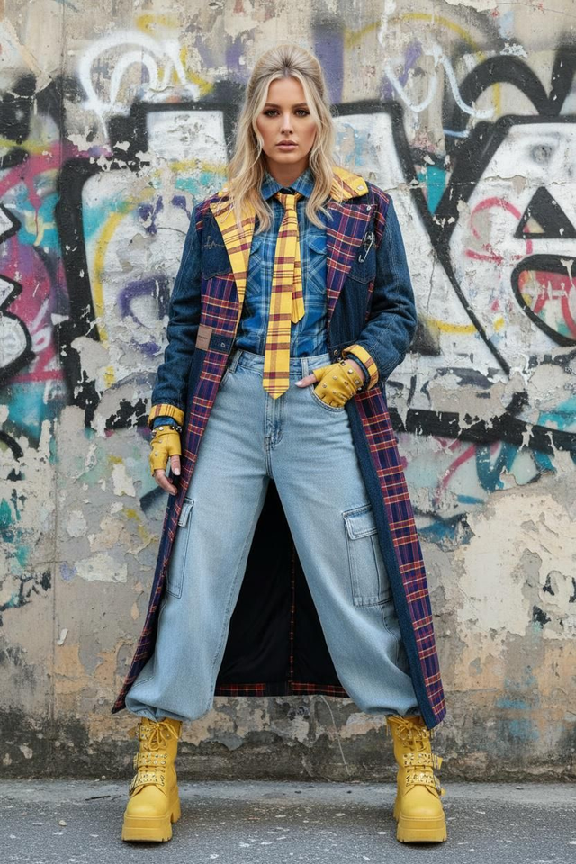Tranche in Tartan Patchwork 