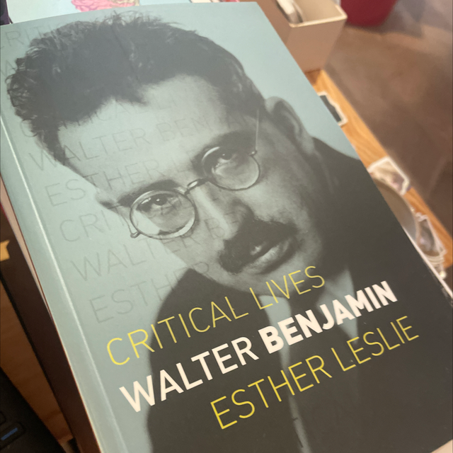 Critical Lives Walter Benjamin Esther Leslie