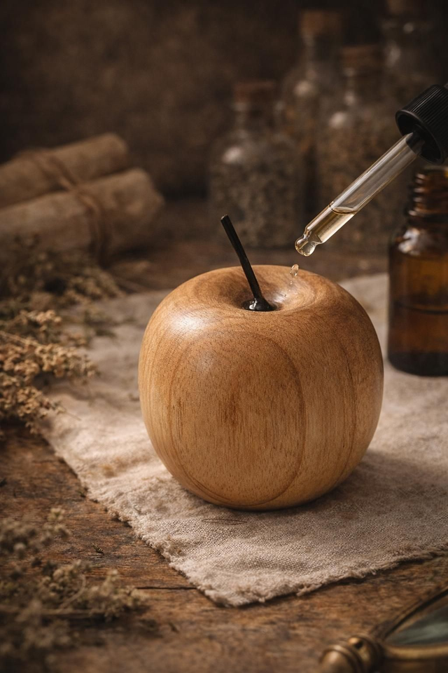 Pomme en bois