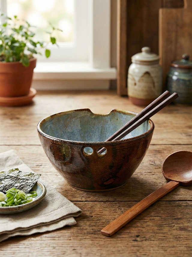 Icelandic Sky Small Ramen Bowl