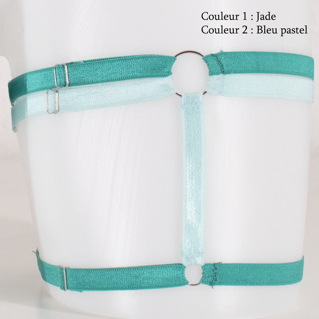 Harnais [Mix&amp;Match] - Jarretière Solo - IB-001 - Bicolore