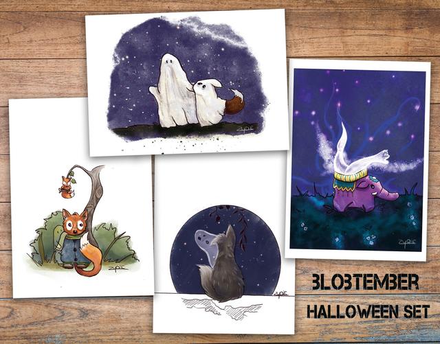 FineArt-Print - Halloween Print Set