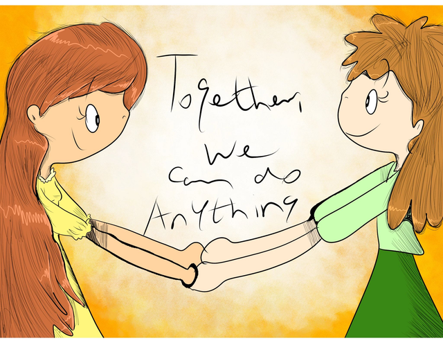 Together we can do anything - card