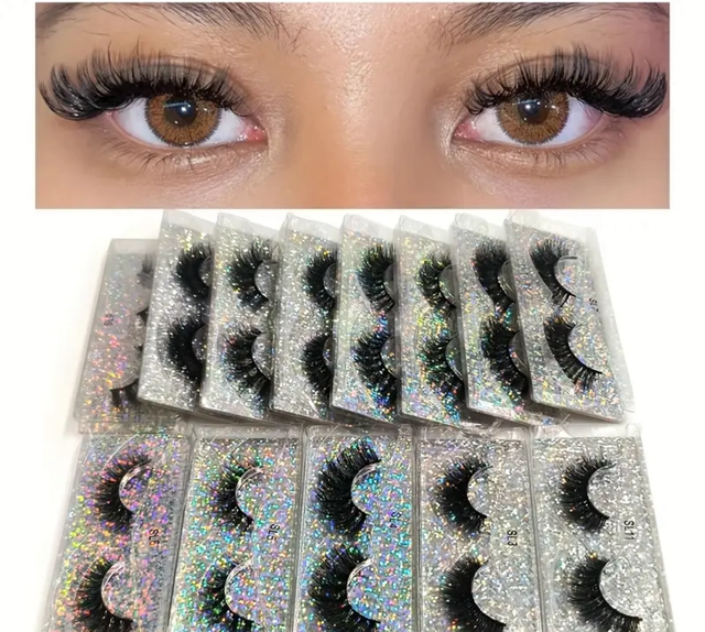Lot de 4 paire de faux cils 