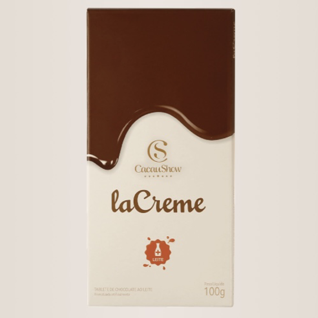 Tablete lacreme ao leite 100g