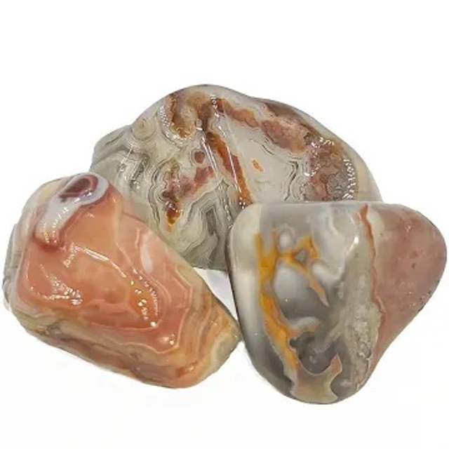 Crazy Lace Agate Tumblestone