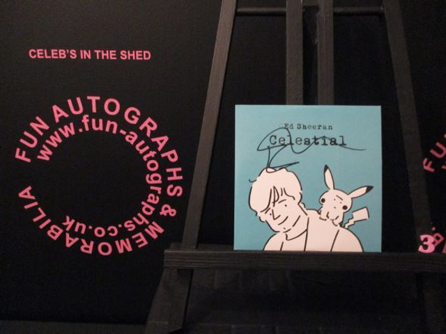 Ed Sheeran - 'Celestial' Authentic Autographed Single Cover (3)