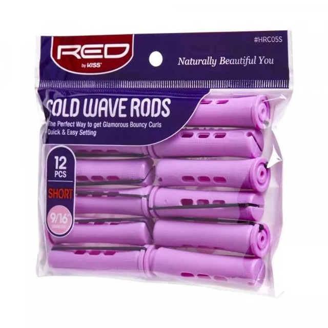 RED By Kiss: Cold Wave Rods - Short 9/16'' (HRC05S)