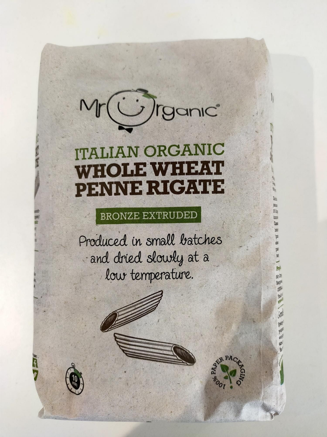  Organic Whole Wheat Penne Pasta 500g (Mr Organic) 79576