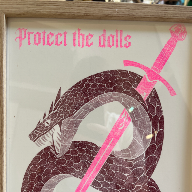 RISO "Protect the dolls..." A4