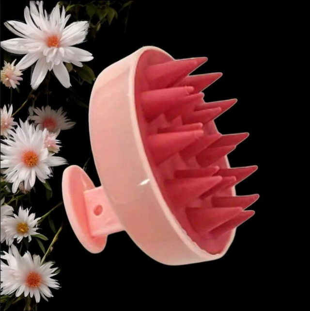Silicone Scalp Massager Brush | Haircare & Styling Tool
