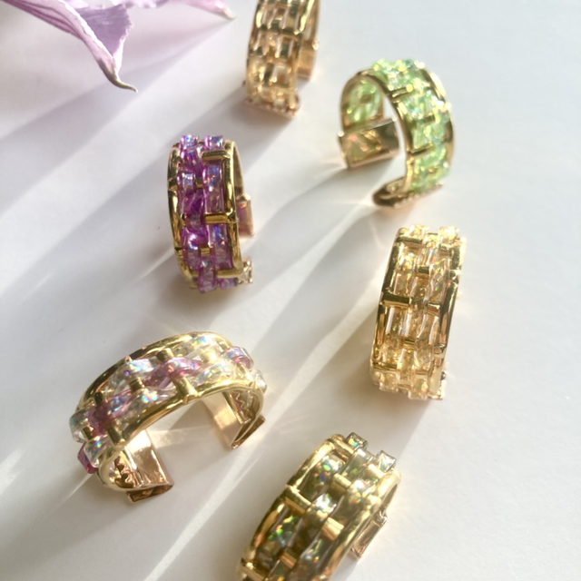 Bague ajustable Diamond brillante