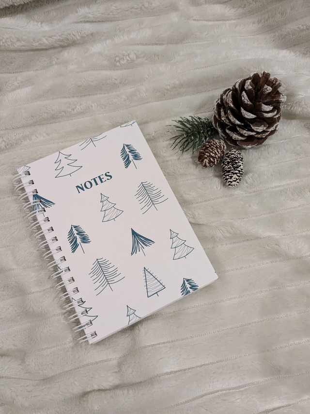 Carnet A6 Sapins