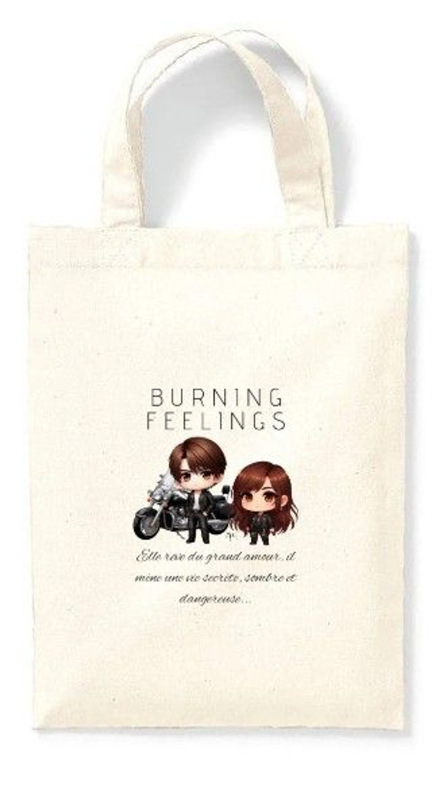 Mini tote-bag chibis Burning Feelings