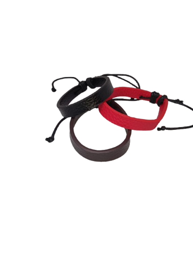 bracelet simili cuir personnalisable