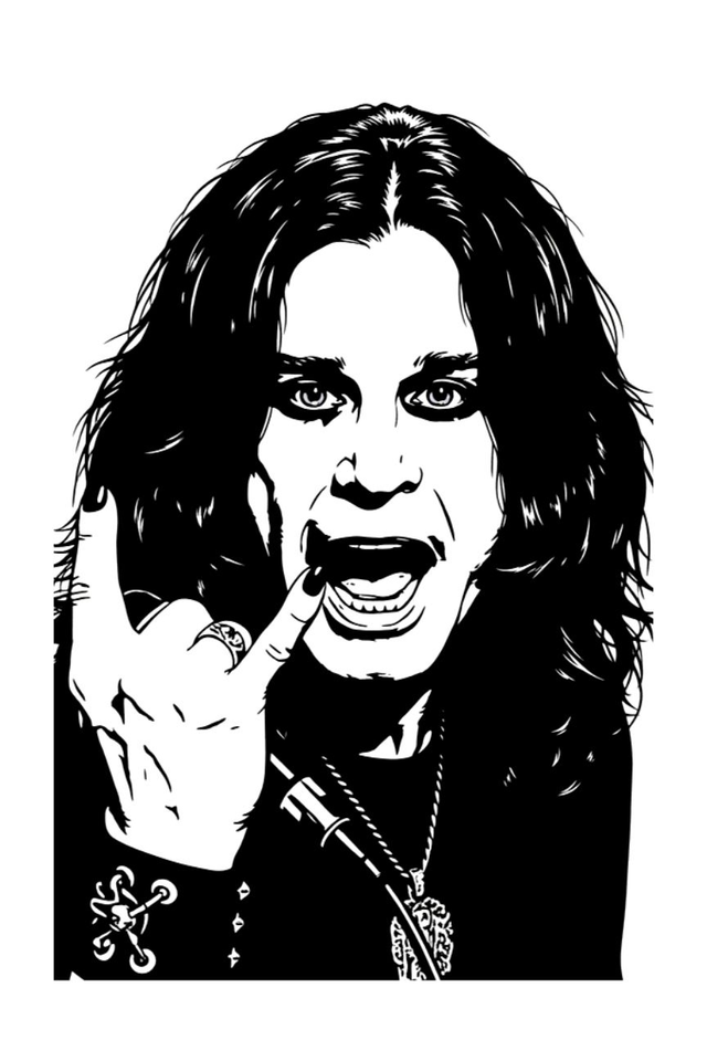Ozzy Osbourne Music Art Print