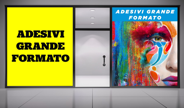 Adesivi PVC polimerico - lato corto cm. 130 (prezzo con IVA)